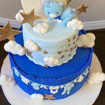 Banoo Bakery - Baby shower cake with tiramisu - Custom Cakes Near Me - Mission Viejo, California