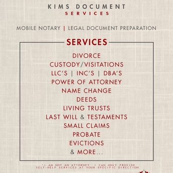 Kim's Document Services - Legal Services Near Me Kim's Document Services - Legal Services Near Me