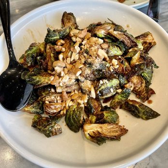 Slanted Door - Brussels Sprouts with roasted cashews - Vietnamese Near Me - San Ramon, California Slanted Door - Brussels Sprouts with roasted cashews - Vietnamese Near Me - San Ramon, California