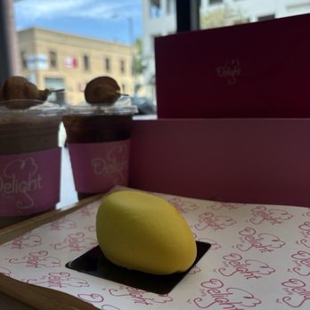 Delight Pastry - Hmmm...how to dissect the mango? - Desserts Near Me - Pasadena, California