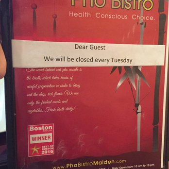 Pho Bistro - Front menu - Vietnamese Near Me - Malden, Massachusetts Pho Bistro - Front menu - Vietnamese Near Me - Malden, Massachusetts
