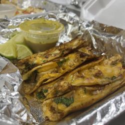 The Jamexican Grille - Curry Chicken Birria Tacos