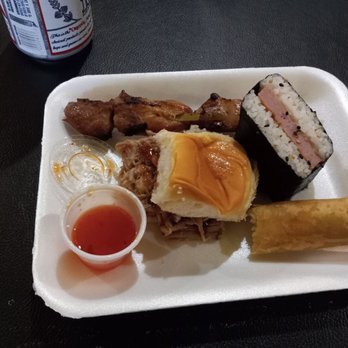 Kealoha's Kitchen - Kalua pork slider, spam musubi, marinated pork kabob, and lumpia - Hawaiian Near Me - Covington, Kentucky Kealoha's Kitchen - Kalua pork slider, spam musubi, marinated pork kabob, and lumpia - Hawaiian Near Me - Covington, Kentucky