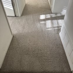 Chem-Dry of Huntington Beach - 10 year old carpet hasn't been cleaned in 6 years! Looking great after a good deep cleaning!