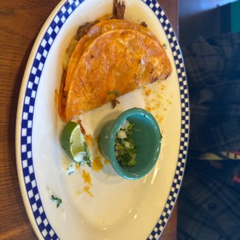 Tata's Mexican Restaurant - Birria tacos- super delicious. As you can see almost gone. - Mexican Near Me - Everett, Washington