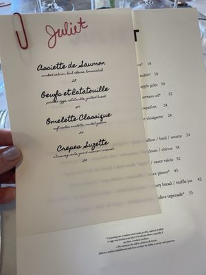 Menu photo 1 Juliet Culver City, CA Menu photo 1 Juliet Culver City, CA