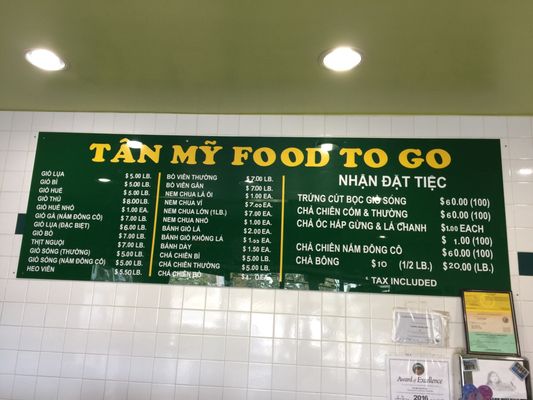 Tan My Food To Go by null