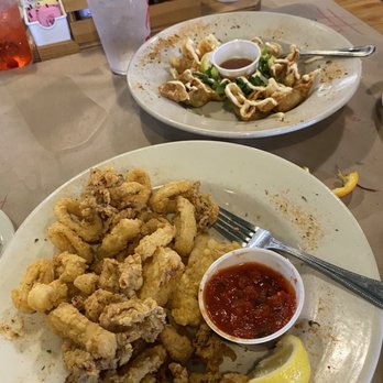 Pinchers - Calamari and Crab rangoons - Seafood Near Me - Marco Island, Florida Pinchers - Calamari and Crab rangoons - Seafood Near Me - Marco Island, Florida