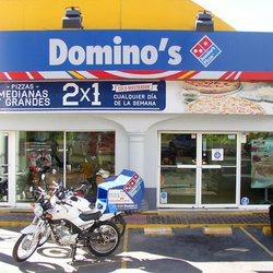 Domino's Pizza - They deliver on dirt bikes