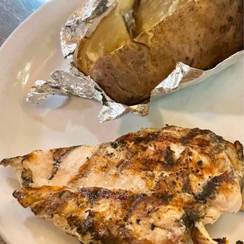 Pine Country Restaurant - Grilled Chicken with Baked potatoe - Breakfast & Brunch Near Me - Williams, Arizona