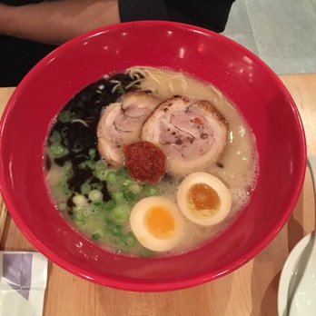 Ippudo - Westside - AKAMARU MODERN with seasoned boiled egg - Ramen Near Me - New York, New York Ippudo - Westside - AKAMARU MODERN with seasoned boiled egg - Ramen Near Me - New York, New York
