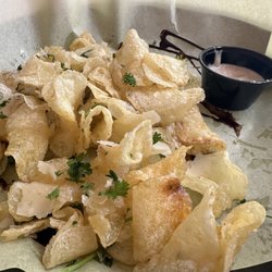 The Aura Kitchen & Bar - Truffle oil chips