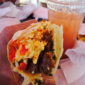 Spanglish Kitchen - Carne asada breakfast burrito. - Mexican Near Me - Alhambra, California Spanglish Kitchen - Carne asada breakfast burrito. - Mexican Near Me - Alhambra, California