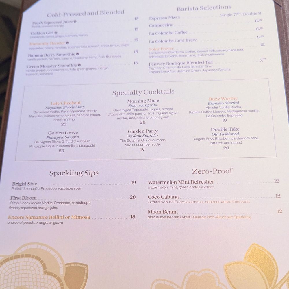 Sinatra - Sunrise at Sinatra menu, p1 - Italian Near Me - Las Vegas, Nevada Sinatra - Sunrise at Sinatra menu, p1 - Italian Near Me - Las Vegas, Nevada