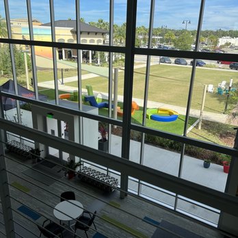 the Link - View from second floor open loft and glass conference room - Shared Office Spaces Near Me - Ponte Vedra Beach, Florida