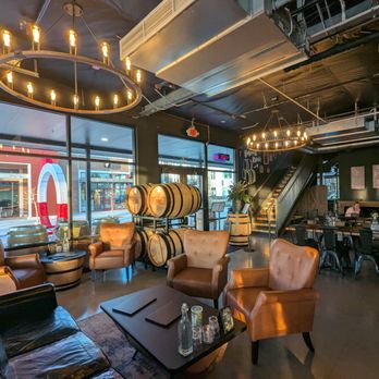 Rustic Cork - Downstairs seating area. - Wine Bars Near Me - Everett, Washington