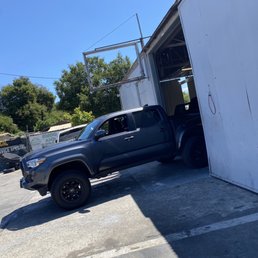 Oil change and tire rotation on Toyota tacoma Oil change and tire rotation on Toyota tacoma