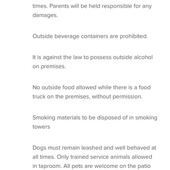 Cedar Run Brewery - Bag searches, families not allowed and parents responsible for damages. Hard pass. - Breweries Near Me - Nokesville, Virginia
