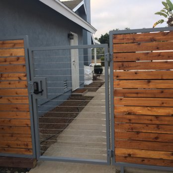 McMaster Iron - Walk in side cable fence w/ wood panels and padlock entry - Metal Fabricators Near Me - Spring Valley, California McMaster Iron - Walk in side cable fence w/ wood panels and padlock entry - Metal Fabricators Near Me - Spring Valley, California
