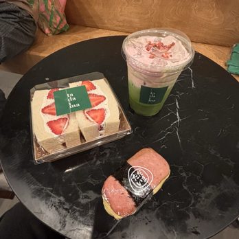 Tadaima - Inner Sunset - Strawberry Cream Sando, Matcha Latte - Coffee & Tea Near Me - San Francisco, California