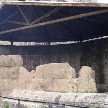 Foro Romano - Outside Caesar's Temple. Caesar was the first resident of Rome to be deified and so honored with a temple. - Landmarks & Historical Buildings Near Me - Rome, RM