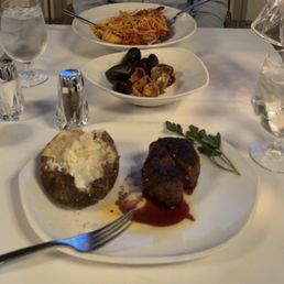 Filet and Pasta Pescatore Filet and Pasta Pescatore