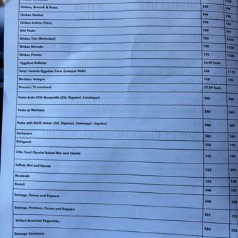 Little Tony’s - Catering menu - Italian Near Me - Norwood, Massachusetts Little Tony’s - Catering menu - Italian Near Me - Norwood, Massachusetts