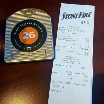 Stonefire Grill - You order, choose a seat, and they activate a tracking device (for real) to find you when your food is ready! - Barbeque Near Me - Rancho Cucamonga, California Stonefire Grill - You order, choose a seat, and they activate a tracking device (for real) to find you when your food is ready! - Barbeque Near Me - Rancho Cucamonga, California