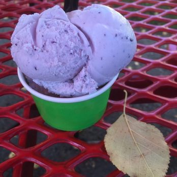 The Huckleberry Patch - Huckleberry ice cream. Very good! - Desserts Near Me - Hungry Horse, Montana