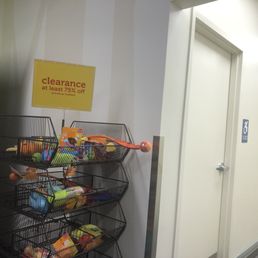 Toys and items marked down as at least 75 % off in bin of clearance items. BE SURE TO GET CORRECT PRICE AT REGISTER Toys and items marked down as at least 75 % off in bin of clearance items. BE SURE TO GET CORRECT PRICE AT REGISTER