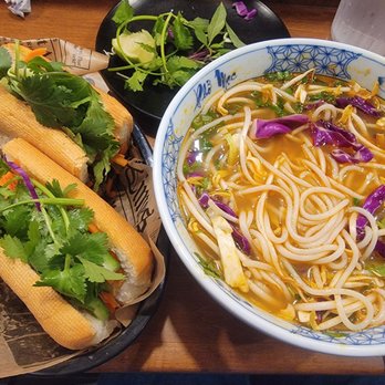 Pho Mac - Bun bo Hue (30 oz) and Pork Banh Mi - Vietnamese Near Me - The Colony, Texas