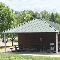 Parkwood Park - The picnic pavilion includes restrooms.