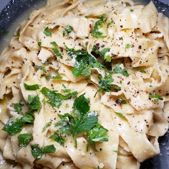 Crush Pad Wines - You can order pasta from Luce delivered directly to your table. Pictured, Cacio e Pepe. - Wine Bars Near Me - Charlottesville, Virginia