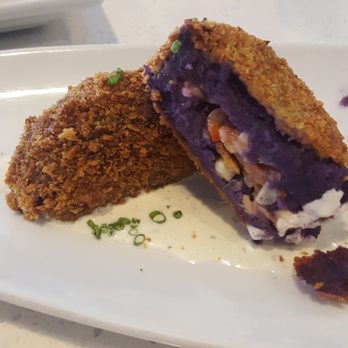 Hungry Crowd - Korokke (purple potatoes cakes with goodness inside) - New American Near Me - Los Angeles, California