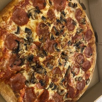 Basil's Pizza Subs & More - Mushroom pepperoni pizza - Pizza Near Me - Gaithersburg, Maryland Basil's Pizza Subs & More - Mushroom pepperoni pizza - Pizza Near Me - Gaithersburg, Maryland