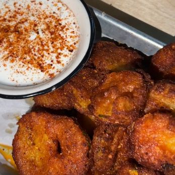 Black Tap - HOT FRIED PICKLES - Burgers Near Me - Nashville, Tennessee Black Tap - HOT FRIED PICKLES - Burgers Near Me - Nashville, Tennessee