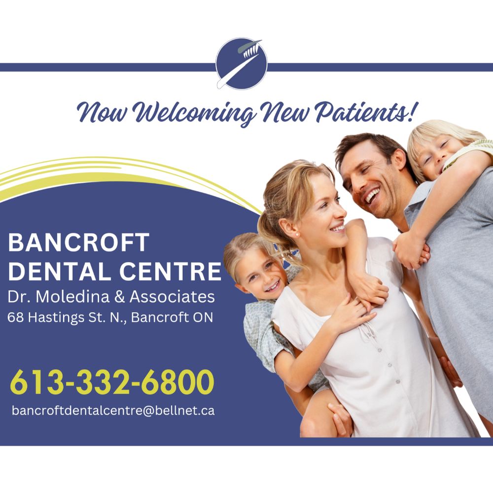 BANCROFT DENTAL CENTRE Updated April 2024 68 Hastings Street N, Bancroft, Ontario, Canada