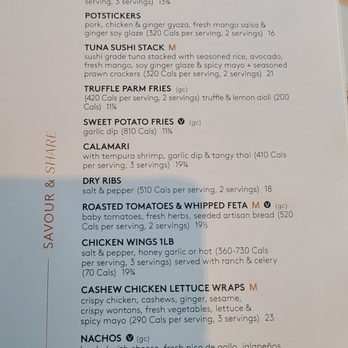 Moxies Pickering Restaurant - Appetizers menu - Canadian (New) Near Me - Pickering, Ontario