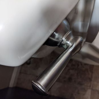 Five Star Home Services - Water stains on toilet handle - Home Cleaning Near Me - Millersville, Maryland