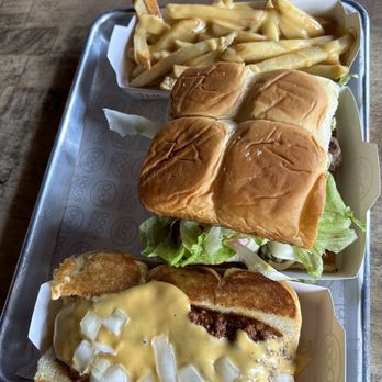 Dog Haus Biergarten - Cheeseburger, chili cheese dog, cheese fries - Burgers Near Me - Denver, Colorado