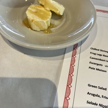 Laperaux Bistro - Fresh butter with honey drizzle - French Near Me - Germantown, Maryland