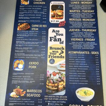 El Sitio Restaurant and Bakery - Menu - Bakeries Near Me - Royal Palm Beach, Florida