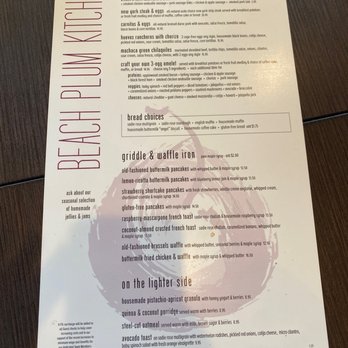 Beach Plum Kitchen - Menu - New American Near Me - Carlsbad, California