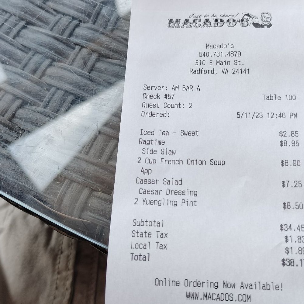 Macado's - Date of visit - Sandwiches Near Me - Radford, Virginia