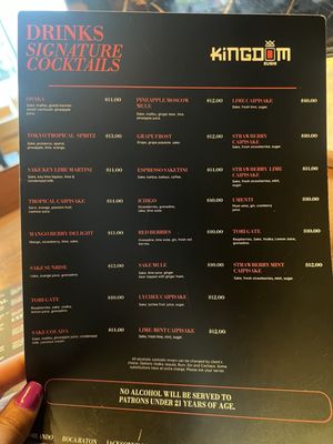 Menu photo 5 Kingdom Sushi Tampa, FL