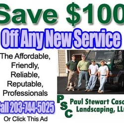 Paul Stewart Caso PSC Landscaping - CT Landscaping Special Offer