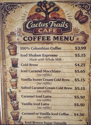 Menu photo 4 Cactus Trails Cafe Twentynine Palms, CA Menu photo 4 Cactus Trails Cafe Twentynine Palms, CA