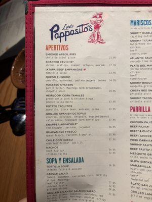 Menu photo 2 Little Pappasito's Cantina Houston, TX Menu photo 2 Little Pappasito's Cantina Houston, TX