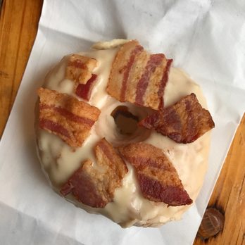Union Square Donuts - Maple Bacon Donut ($3.50) - Donuts Near Me - Somerville, Massachusetts Union Square Donuts - Maple Bacon Donut ($3.50) - Donuts Near Me - Somerville, Massachusetts