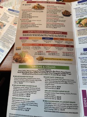 Menu photo 3 Glory Days Grill Warrenton, VA